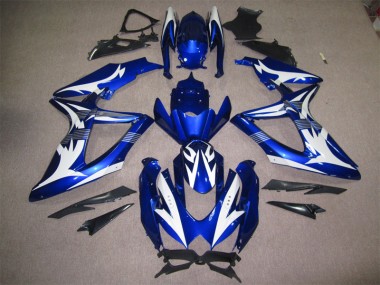 Carenado Suzuki GSXR 600 K8 2008-2010 - Azul Blanco