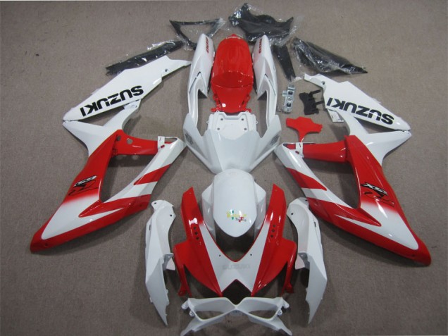 Carenado Suzuki GSXR 600 K8 2008-2010 - Blanco Rojo