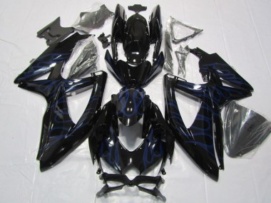 Carenado Suzuki GSXR 600 K8 2008-2010 - Llama azul negra