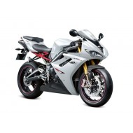 Carenado Triumph Daytona 675 Triple 2006-2008 - Blanco Negro