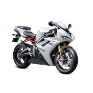 Carenado Triumph Daytona 675 Triple 2009-2012 - Blanco Perla Negro