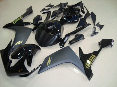 Carenado Yamaha R1 2007-2008 - Negro Mate Oro