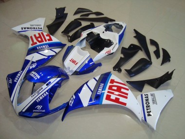 Carenado Yamaha R1 2009-2011 - Azul Blanco Fiat