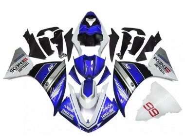 Carenado Yamaha R1 2009-2011 - Blanco Azul Plata