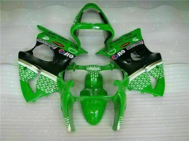 Kit ABS Carenado Kawasaki ZX6R 2000-2002 - Verde Negro