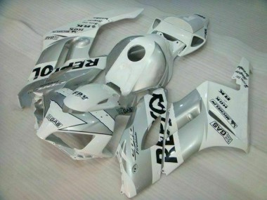 Kit Carenado ABS Completo Honda CBR 1000 RR 2004-2005 - Plata Blanco Repsol