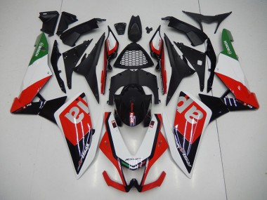 Kit Carenado Aprilia RSV4 2009-2015 - Negro Rojo