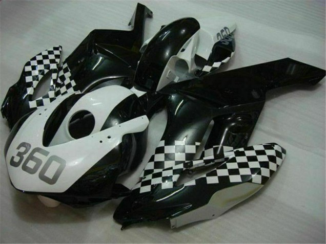 Kit Completo Carenado Honda CBR 1000 RR 2004-2005 - Blanco Negro