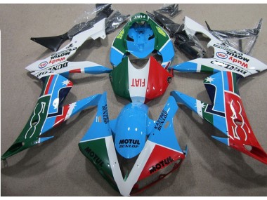 Kits Carenado Honda CBR 1000 RR 2004-2005 - Azul Rojo Verde Motul