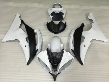 Kits Carenado Yamaha R6 2008-2016 - Blanco Negro