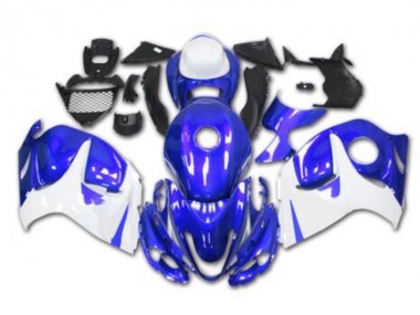 Kits Completo Carenado ABS Suzuki GSXR 1300 Hayabusa 2008-2019 - Azul Blanco