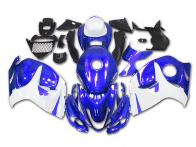 Kits Completo Carenado ABS Suzuki GSXR 1300 Hayabusa 2008-2019 - Azul Blanco