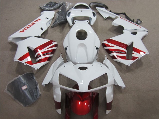 Kits Completo Carenado Honda CBR 1000 RR 2004-2005 - Blanco Rojo Negro